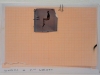 Peroli - Novelli a Piazzale Loreto 2010 - collage e tecnica mista su carta millimetrata - cm 21x29,5 - con pass 36x44,5