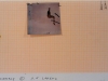 Peroli - Twombly a Piazzale Loreto 2010 - collage e tecnica mista su carta millimetrata - cm 19,5x29,5 - con pass 36x44,5
