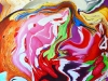 Torte contorte, 2009, olio su tela, cm 130x120