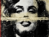 marilyn-libro-foglia-oro-e-acrilico-su-copertina-di-libro-cm-70x50