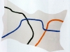 Frattali, 1999-2000, smalto su specchio, cm 74x106