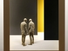 Peter Demetz  - due amici 2014 - tiglio, acrilico e LED - cm 115x110x29 Courtesy Art Forum contemporary
