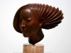 Asanti bronzo, cm. 28x32x22