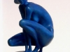 Nudo accovacciato, bronzo cm 28x12
