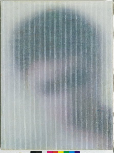 Head,2009, tecnica mista su tela, cm. 60x45
