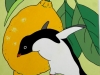 Luigi Mastrangelo - Natura morta con limone e pinguino